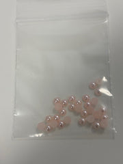 Baby Pink Pearl Charms 30 pc 4mm