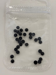 Black Pearl Charms 30 pc 4mm