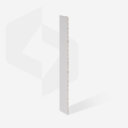 White Disposable PapmAm File Straight Expert 22 100 Grit (50pcs) DFCE-22-100w