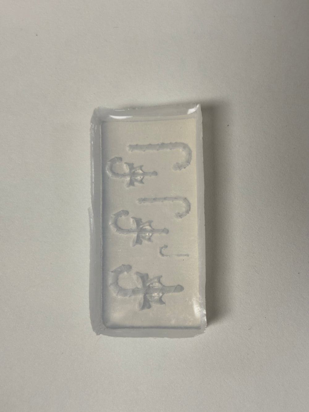 3D Silicone Sticker Mold (Candy Canes)