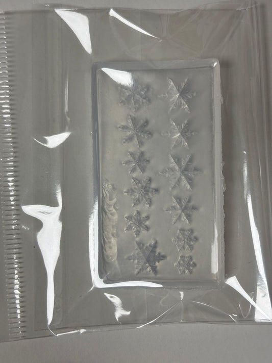 Silicone Sticker Mold Snowflakes