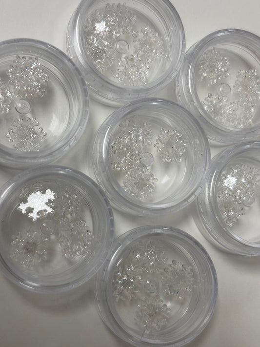 Snowflake Charms 4pcs