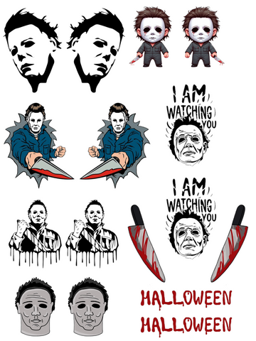 Water Decal Michael Myers