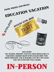 Education Vacation 2025 In-Person Ticket August 17th