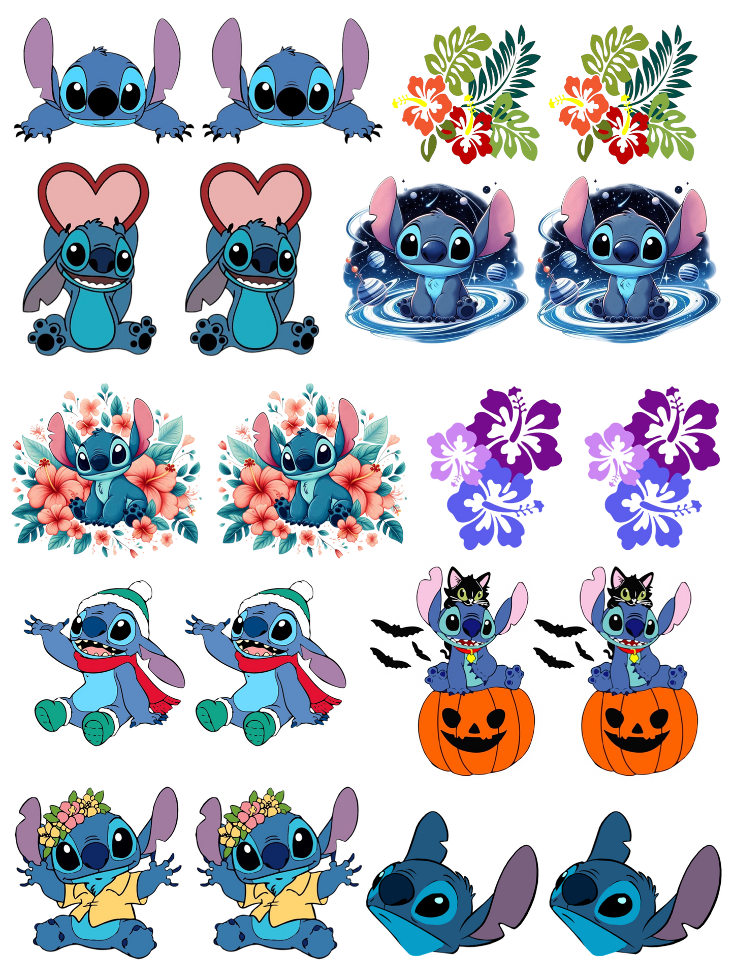 Water Decal Festive Stitch