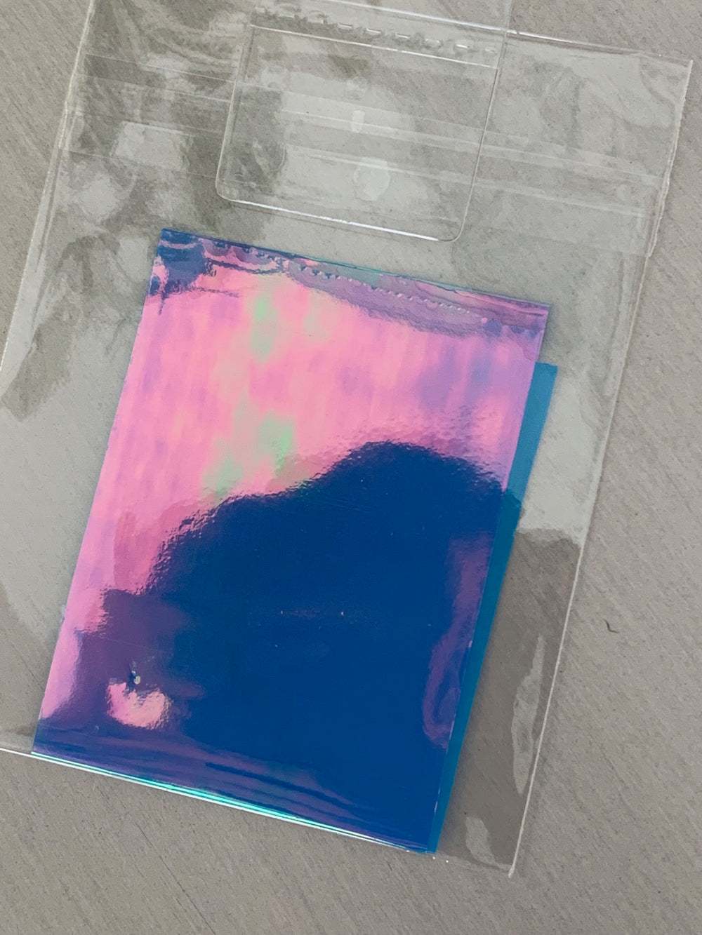 Blue Iridescent Foil