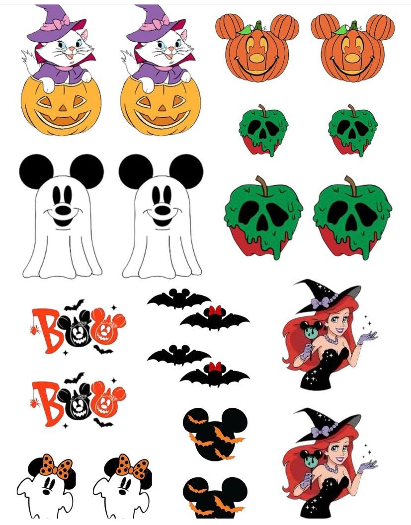 Water Decal Disney Halloween