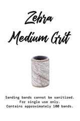 Absolute Zebra Sanding Bands Medium Grit (100pcs)