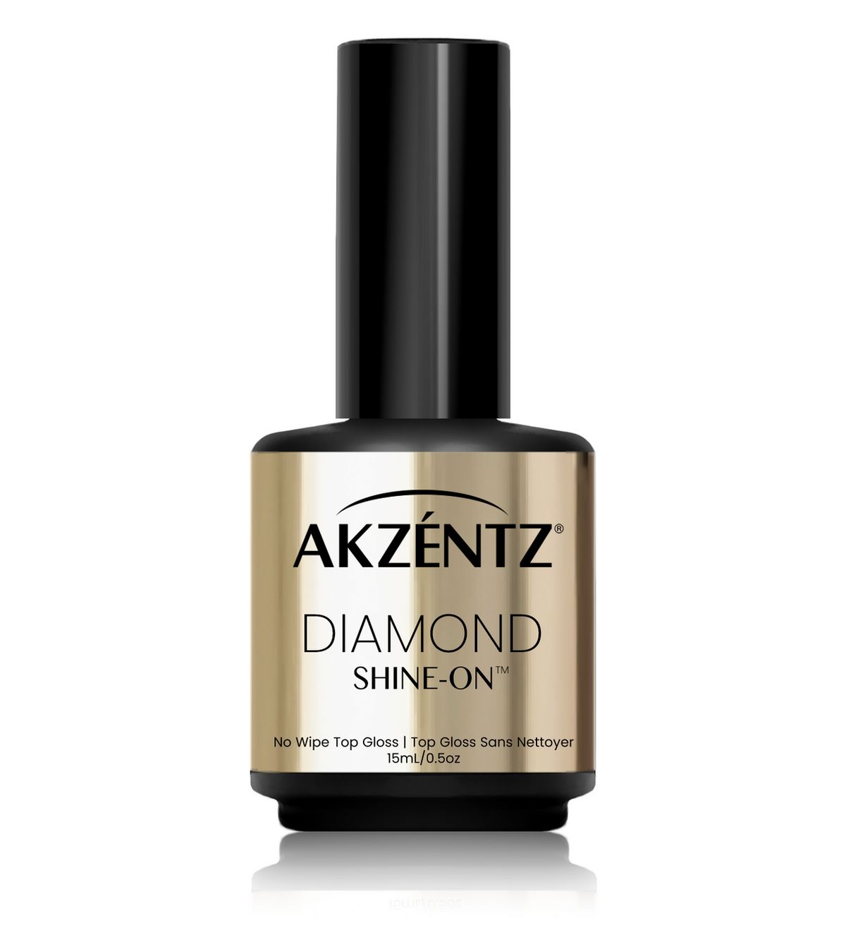 Akzentz Diamond Shine-On Tack Free Top Coat – Atlantic Nail Supply