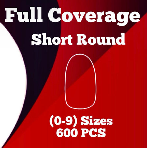 Absolute Round Short Refill Soft Gel Tips Sizes 0-11