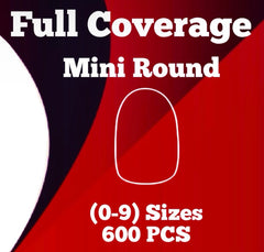 Absolute Round Mini Refill Soft Gel Tips Sizes 0-11