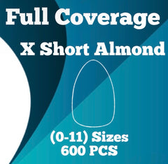 Absolute Almond X-Short Refill Soft Gel Tips Sizes 0-11