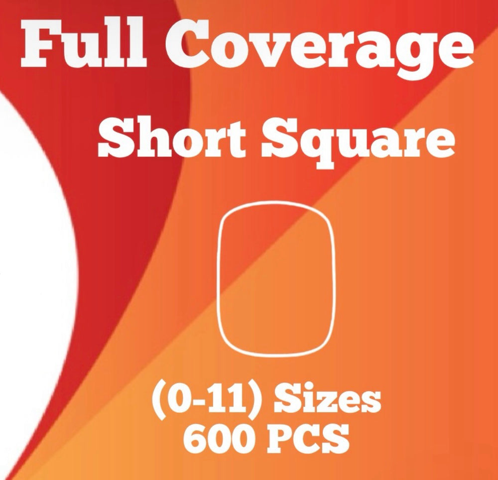 Absolute Square Short Refill Soft Gel Tips Sizes 0-11
