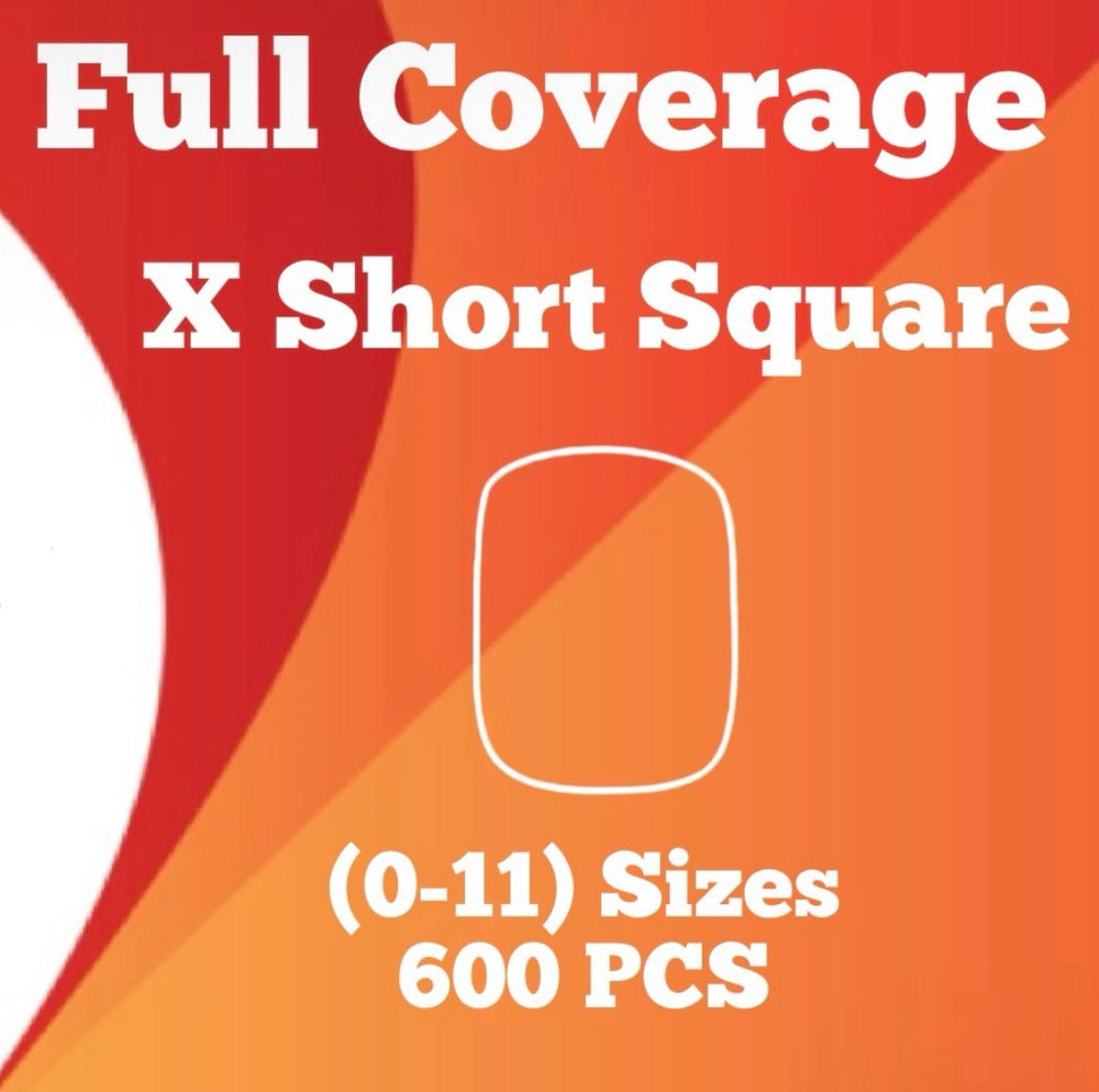 Absolute Square X-Short Refill Soft Gel Tips Sizes 0-11