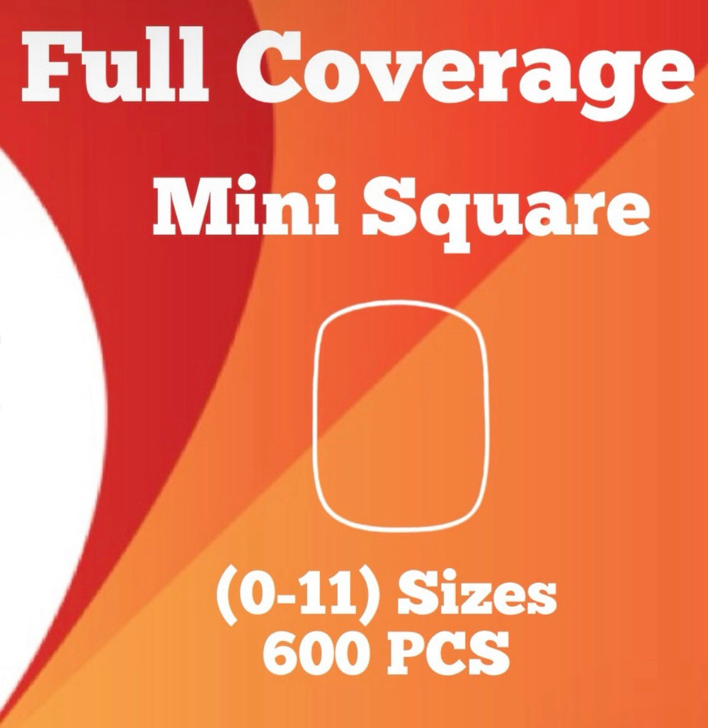 Absolute Square Mini Refill Soft Gel Tips Sizes 0-11