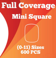 Absolute Square Mini Refill Soft Gel Tips Sizes 0-11