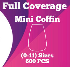 Absolute Coffin Mini Refill Soft Gel Tips Sizes 0-11