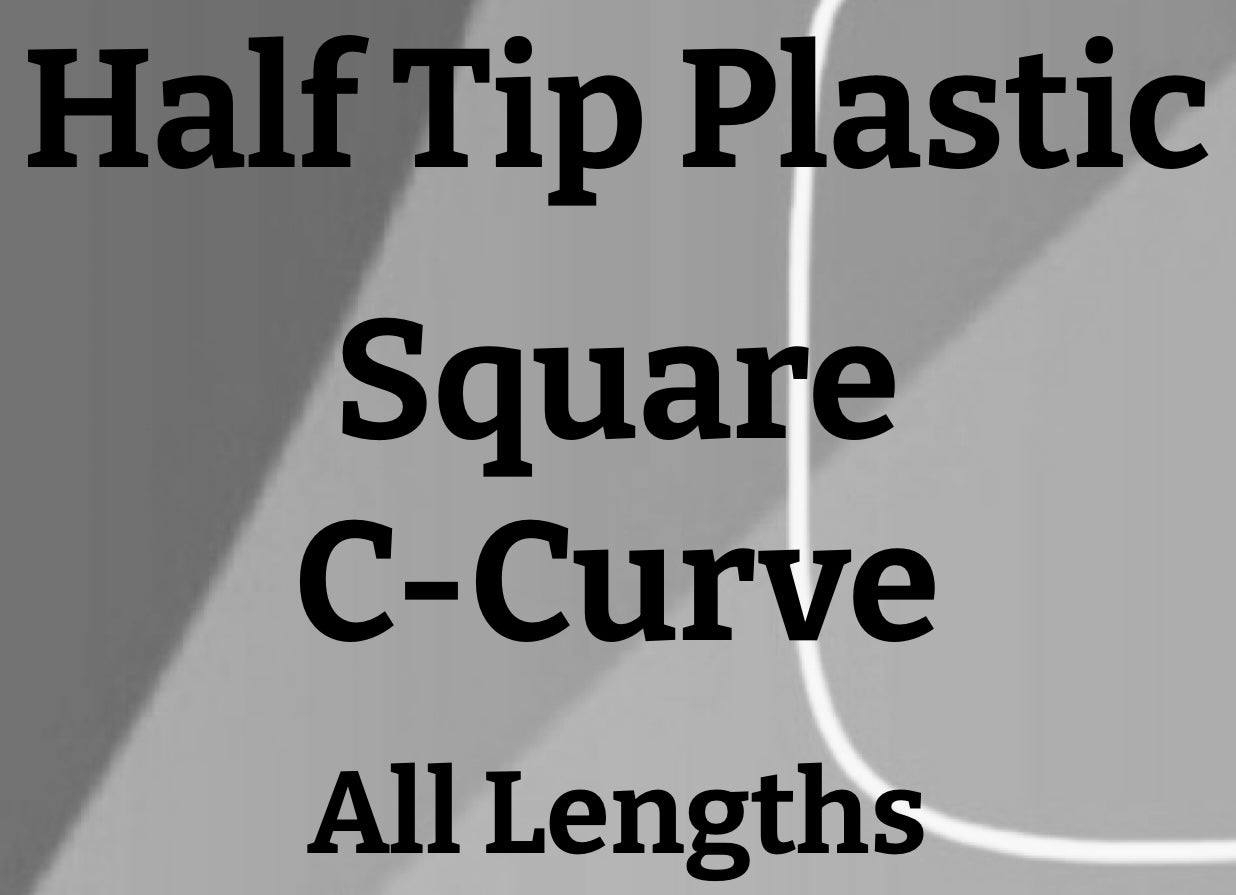 Absolute Square Plastic Half Nail Tips (0+-9)