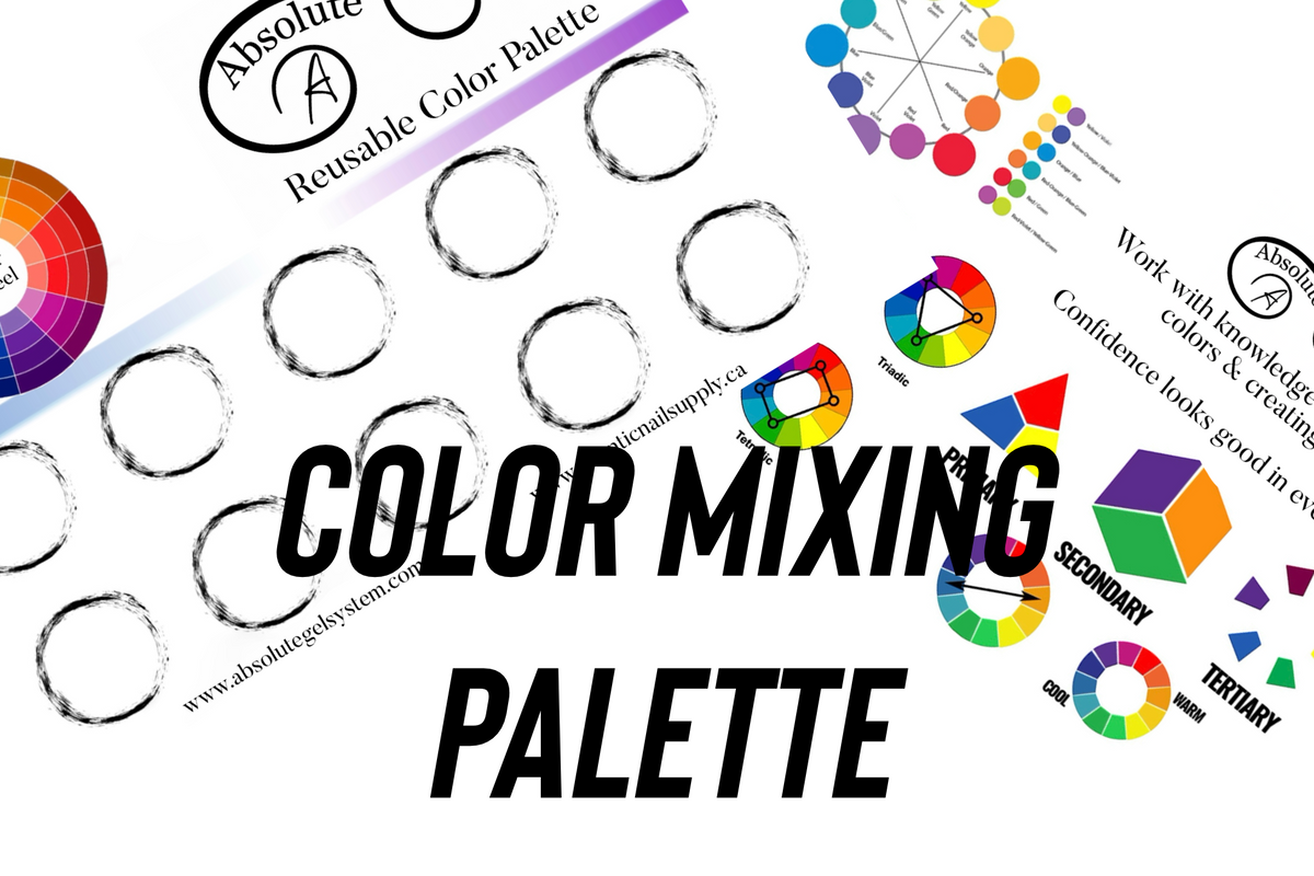 Absolute Color Mix Palette – Atlantic Nail Supply