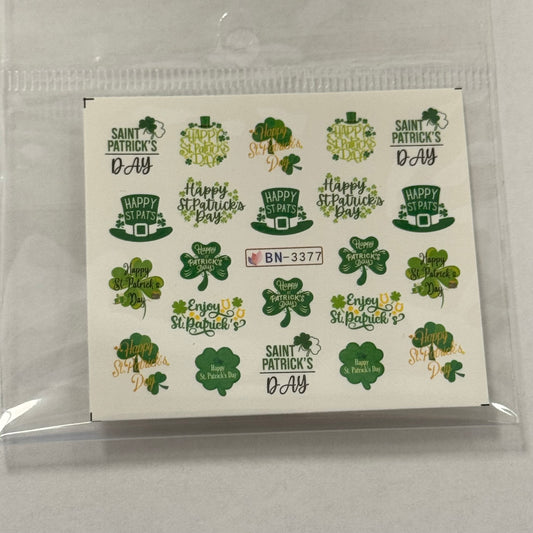 Water Decal St. Paddy BN-3377