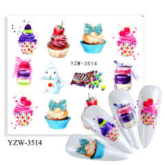 Ice cream Water Decal YZW- 3514