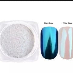 Iridescent Chrome Powder Green Shimmer