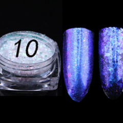 Iridescent blue/purple Flakes BKC-02L
