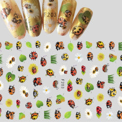 Lady bug Stickers F203