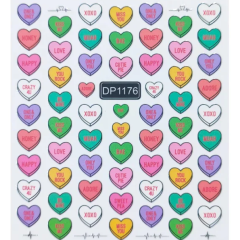 Love Heart Candy Stickers DP1176