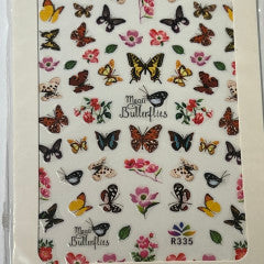 Butterflies stickers R335