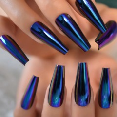 Mirror Chrome Dark Blue