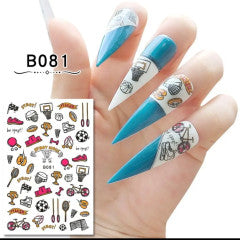 Mixed Sports Stickers B081