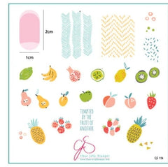 Steel Stamping Plate (8 x 8) CJS- 154 Mod Life Series- Just Picked