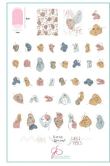 Steel Stamping Plate (14cm x 9cm) Mod Life Series – Human Form (CjS-140)