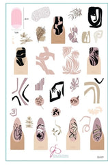 Plaque d'estampage en acier (14 cm x 9 cm) Modern Muse (CJS-329)