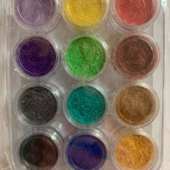 Multi Colour Pigment Powders 12pcs