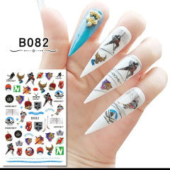 Autocollants de hockey de la LNH B082