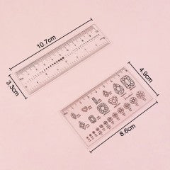 Nail ruler 2 pcs