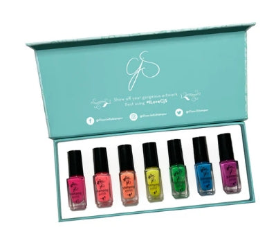 Petit kit de vernis (7 couleurs) Néon