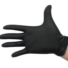 Nitrile Gloves Black (Large)