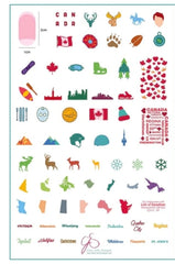 Oh Canada (CjSLC-09) Steel Stamping Plate (14cm x 9cm)