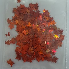 Packaged Glitter Fall Leaves #1