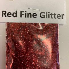 Packaged Glitter Fine Red