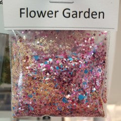Packaged Glitter Flower Garden