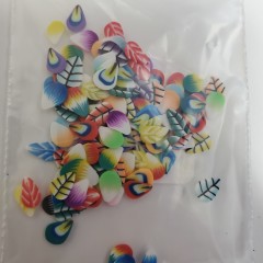 Polymer Clay Leaf Slices