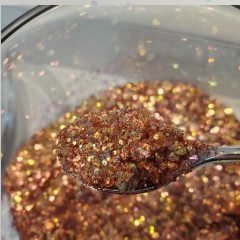 Packaged Glitter Rose Gold Garden