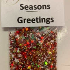 Packaged Glitter Seasons Greetings