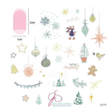 Steel Stamping Plate (8 x 8) Patchwork Holiday (CjSC-75)