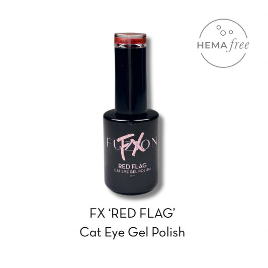 FX Gel Polish Cat Eye Red Flag 15ml