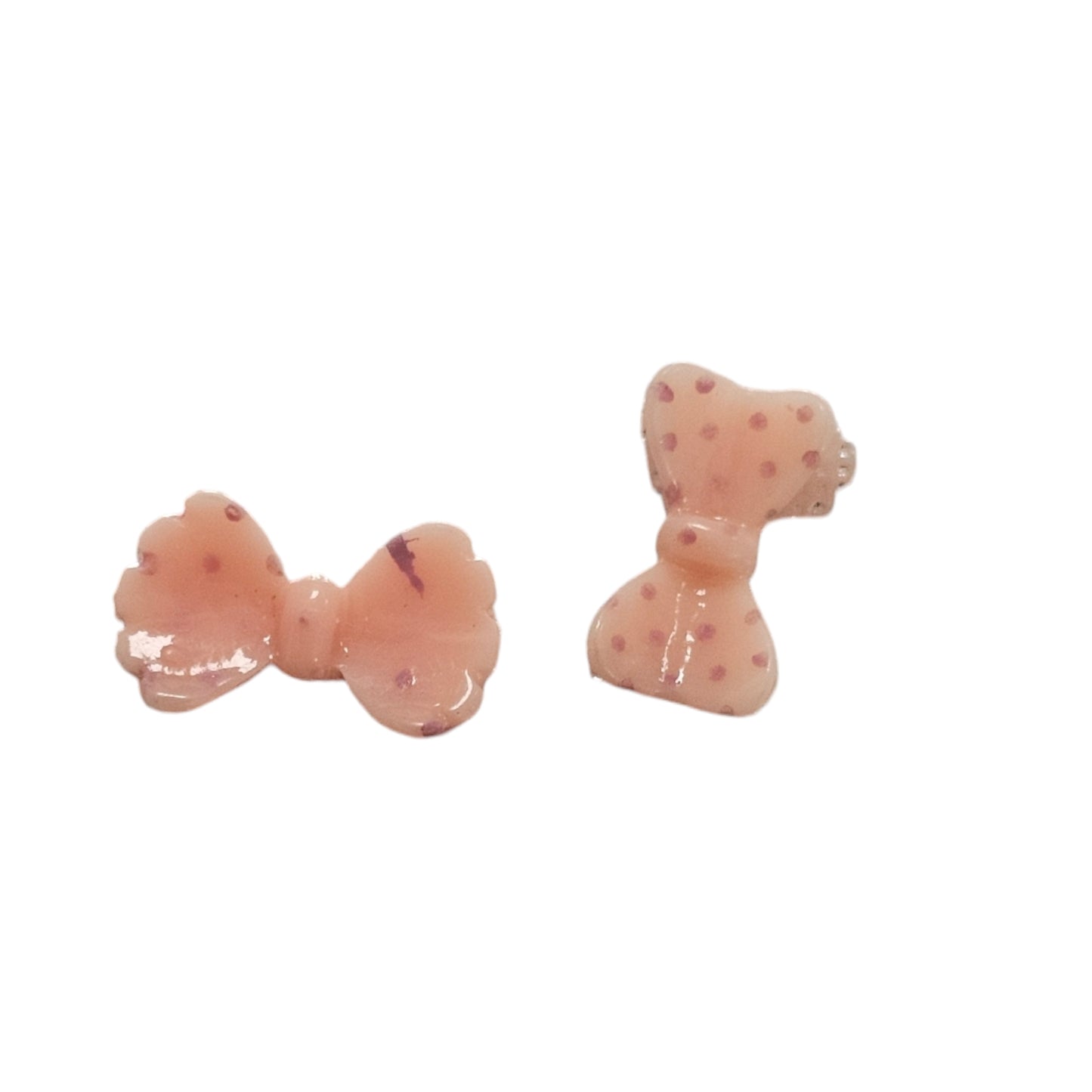 charms à pois rose clair